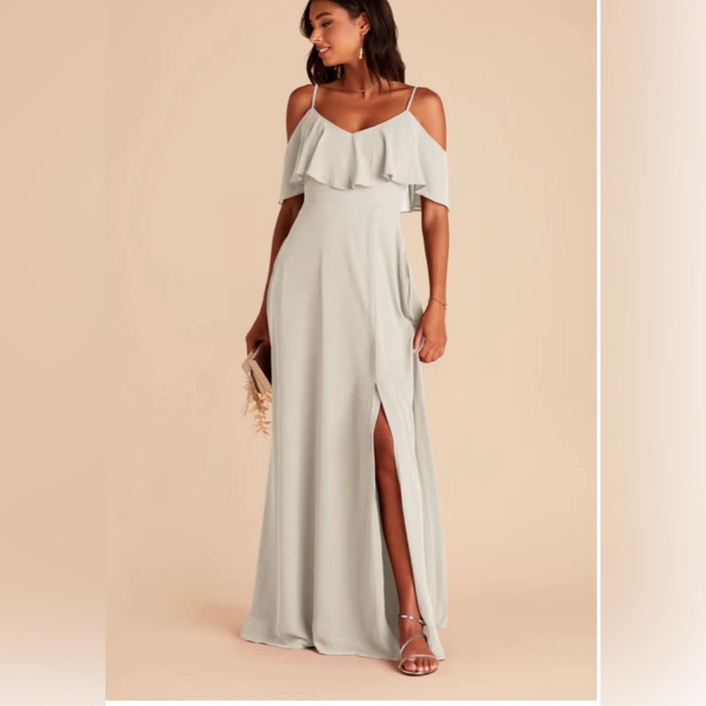 New! Birdy Grey JANE CONVERTIBLE DRESS CHIFFON DOVE GRAY